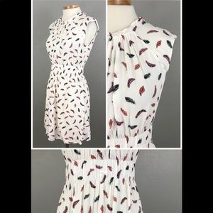 Feather Printed H&M Dress